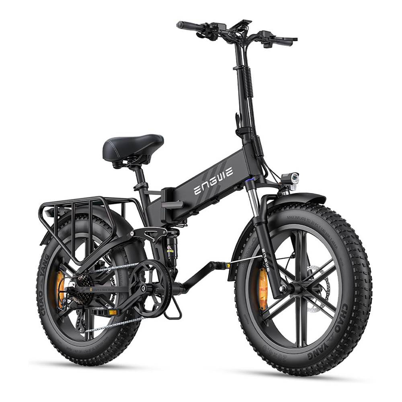 Bicicletă electrică pliabilă ENGWE ENGINE PRO 2.0 750 W cu anvelopă grasă de 20 x 4,0 inci, baterie detașabilă 16 Ah, suspensie completă, 8 trepte_voghion.com
