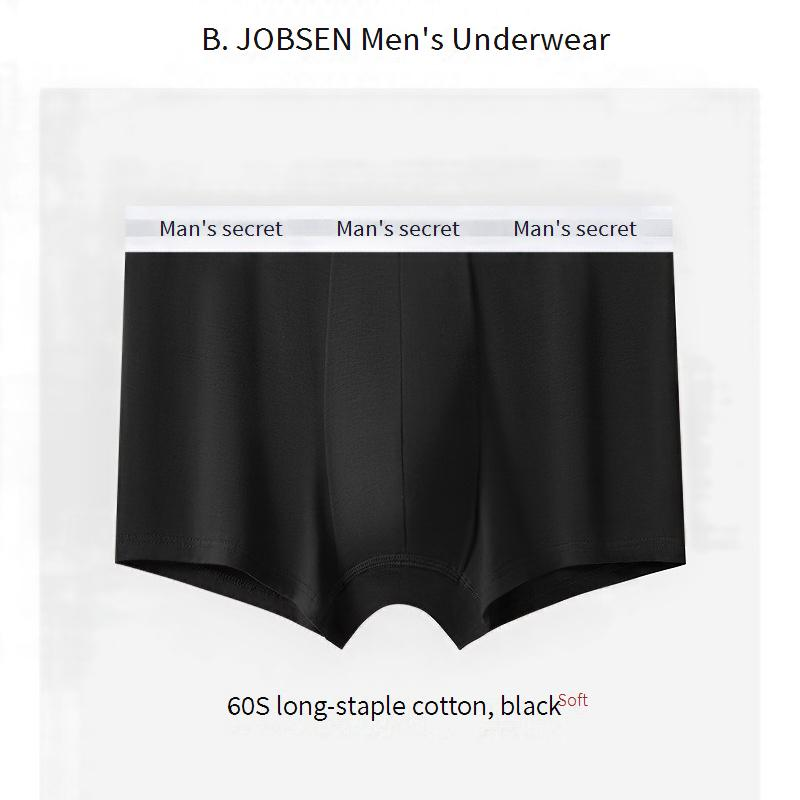Intimo da uomo sottile 60 count puro cotone tipo A intimo da uomo quattro angoli vita media traspirante antibatterico boxer per ragazzi_voghion.com