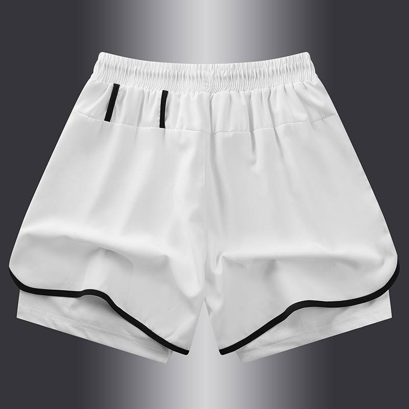 2025 Sports Shorts For Men, Running, Fitness, Basketball, Beach Pants, Lined, Outer Wear, Summer, Ice Silk, Swimming Shorts_voghion.com