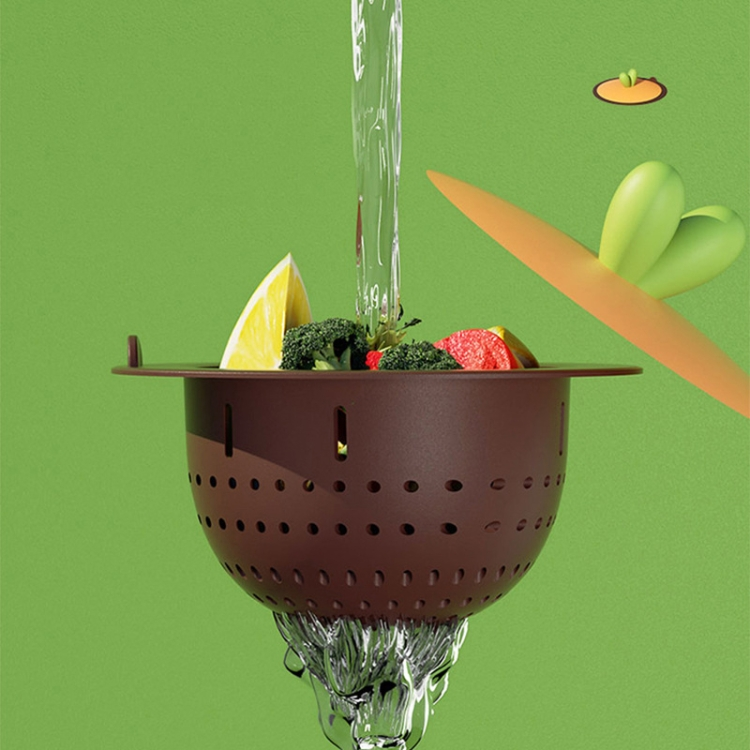 Kitchen Sink Drainage Mesh Household Anti Clogging Residue Strainer_voghion.com
