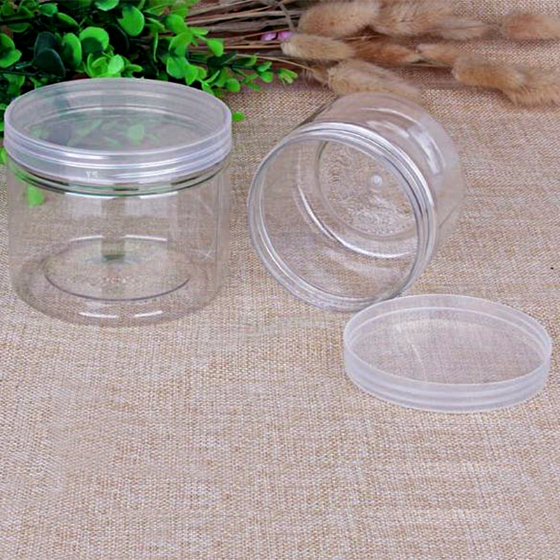 20 Stück Kunststoff-Aufbewahrungsdosen für Kosmetik und Make-up, 30–150 ml, transparente Deckelflasche, nachfüllbar, für Lebensmittel, Honig, Marmelade, Schraube, Gesichtscreme-Probe_voghion.com
