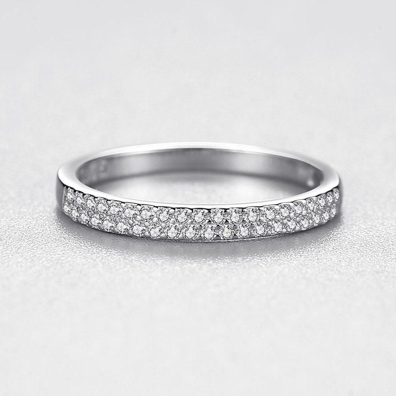 Tancise Classic Zircon Silver Ring Ladies Jewelry Wedding Promise Party Gift_voghion.com