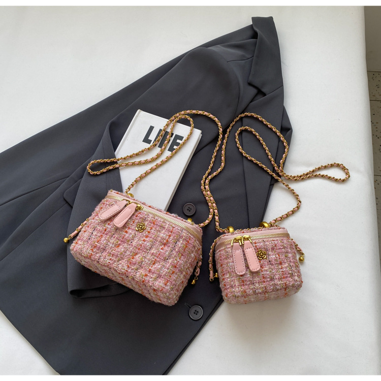 French chain for women new small square crossbody high-end mini niche box bag_voghion.com