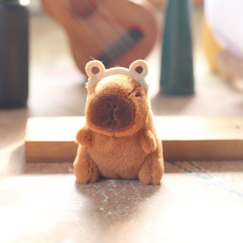 Plush Cute Capybara Adorable Keychain Soft Toy Doll Accessory For Keys Bags And_voghion.com