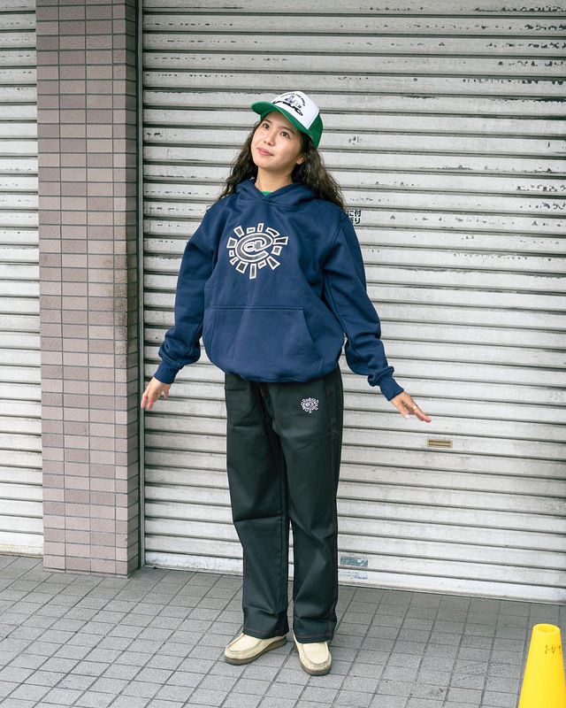 Herrenbekleidung alwaysdowhatyoushoulddo Marken-Samt-Sweatshirt ADWYSD Sun Roll Basic Style_voghion.com