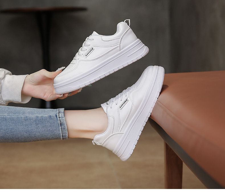 Scarpette bianche per bambini, ragazze, studenti, tempo libero, sport, scarpe da tavola versatili, tiro da strada_voghion.com
