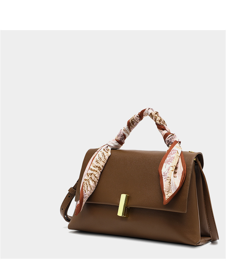 Westernisierte Handheld-Seidenschal-kleine quadratische Tasche, einfach zu tragen, neue Textur, eine Schulter-Unterarmtasche, Kreuzschulter-Retro-Damentasche_voghion.com