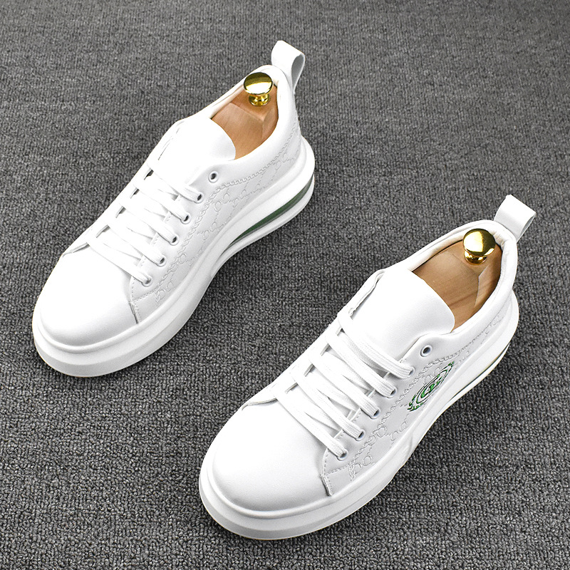 Piastra di altezza interna Versione coreana del nuovo fondo spesso traspirante a banda bassa primaverile e autunnale con la tendenza delle scarpe da uomo _voghion.com