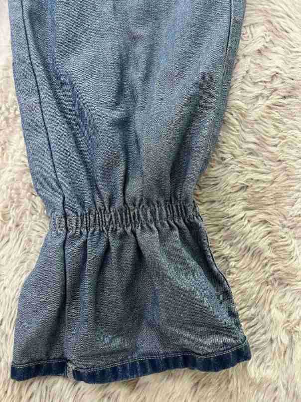 Ubrania damskie Casual Kolor Dopasowany Denim Garnitur_voghion.com