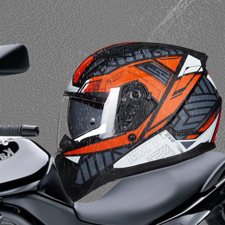 Motorcycle helmet Full helmet DOT certified Four Seasons General purpose motorcycle helmet Electric vehicle helmet_voghion.com