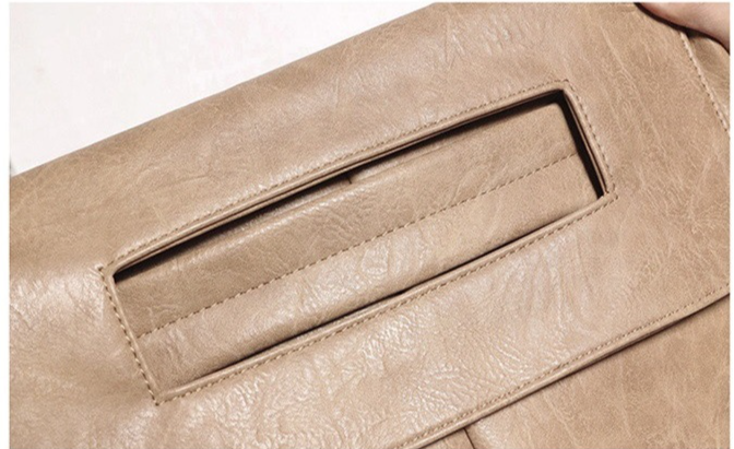 Bolsa de ombro transversal de PU com alça de mão e bolsa clutch fashion de grande capacidade_voghion.com