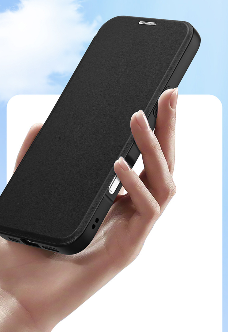 Phone Case 16pro Mobile Phone Case Flip Card Slot 16case Strong Magnetic Suction_voghion.com