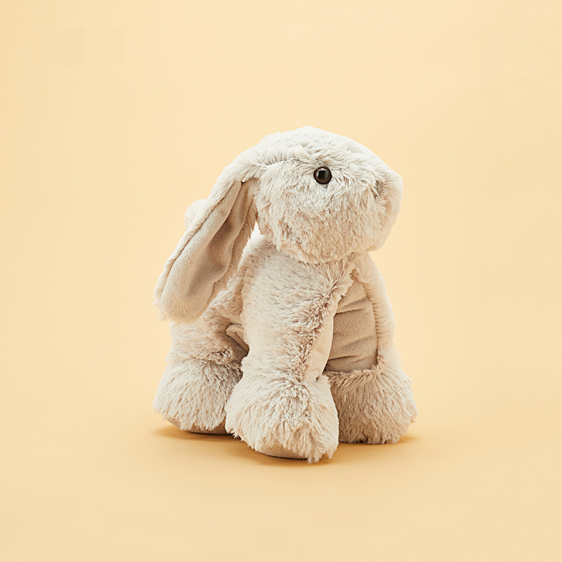 Jouets et jeux Lapin en peluche pour enfants, poupée réconfortante, cadeau d'anniversaire_voghion.com