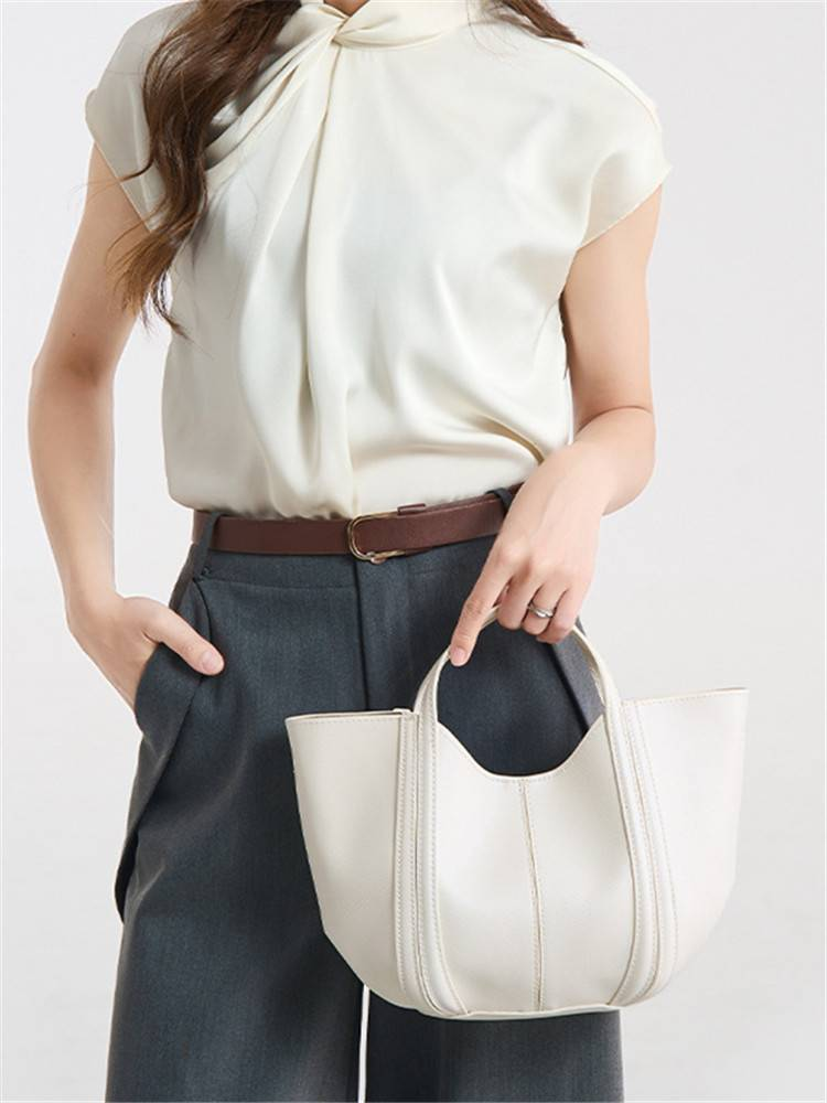 Übersetzung: 2025 Tragetasche im neuen Stil mit Fadenverzierung, lässige Mini-Handtasche mit Umhängegurt, Mutter-Kind-Tasche für Damen._voghion.com