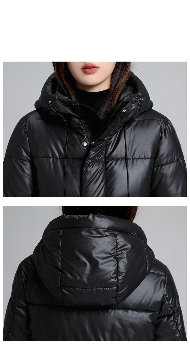 Casaco longo e acolchoado com capuz, unissex, grande, com estampa 3D - Jaqueta de inverno espessa para homens e mulheres (preto, tamanho grande disponível)_voghion.com