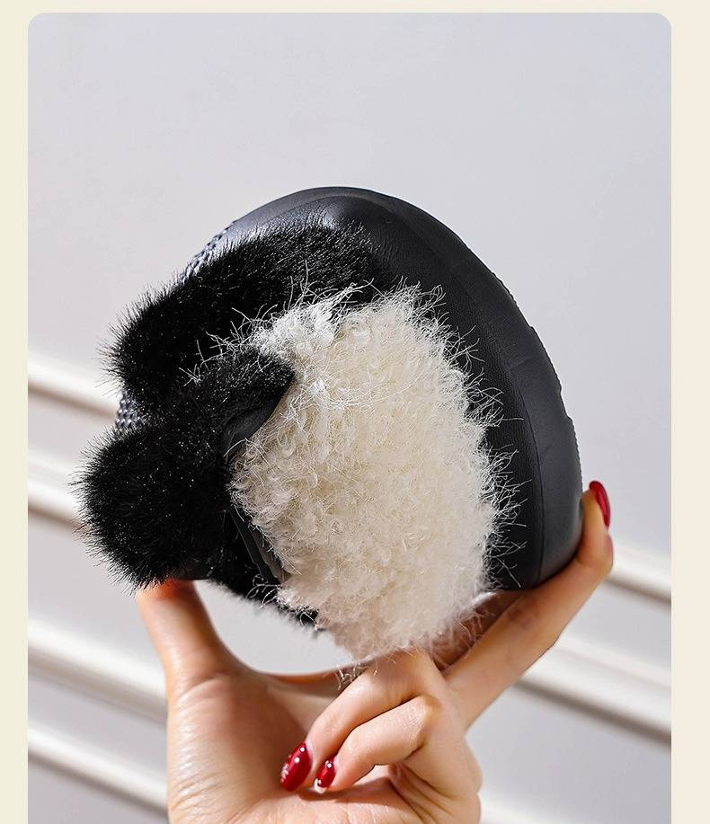 Pantofole invernali da donna con fodera in pile - Pantofole da casa ultra morbide con suola antiscivolo, comode e calde_voghion.com