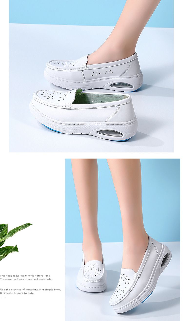 2024 Weiche Sohlen, bequeme Sommerschuhe mit rutschfester Sohle, atmungsaktiv, nicht müde, geruchshemmend, Arbeitsschuhe für Damen_voghion.com