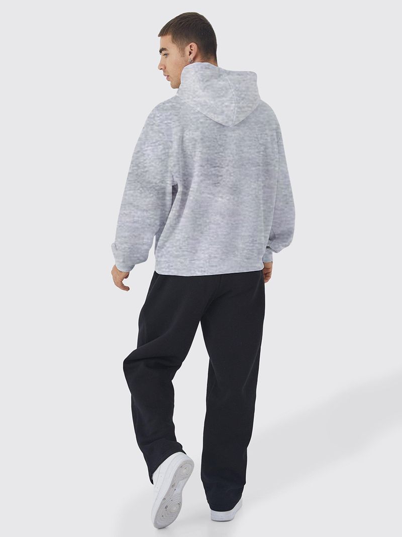 Nuovo maglione alla moda da uomo con cappuccio primaverile e autunnale, top largo e fondo ampio_voghion.com