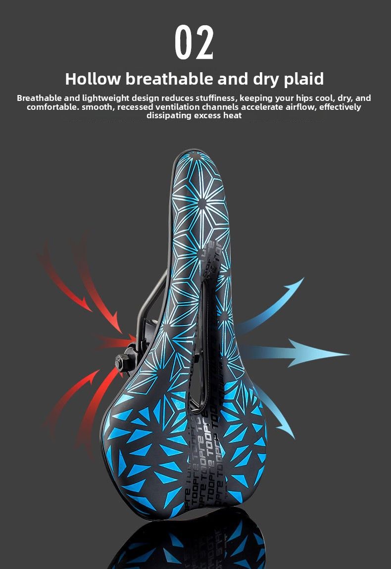 Sella per bicicletta TOOPRE Mountain Road Bike Ispessita Ultra-morbida Confortevole Cuscino universale per sedile_voghion.com