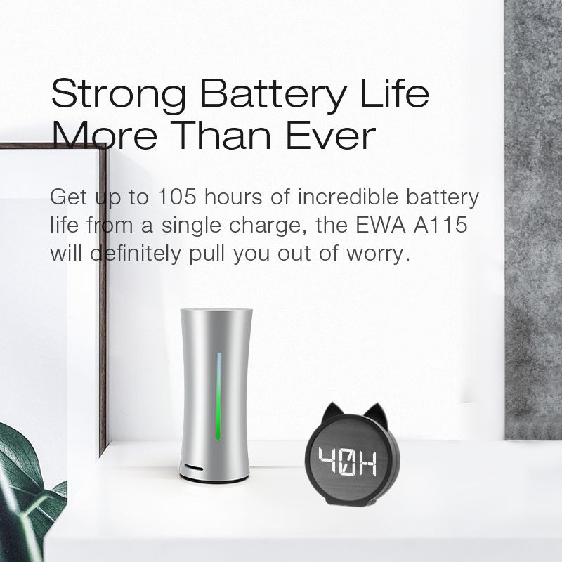 Bærbar trådløs høyttaler Bluetooth 5.0 utendørs sport HIFI TWS-høyttalere 6000mAh stereo bass TF-kort MP3-spiller metallhus_voghion.com