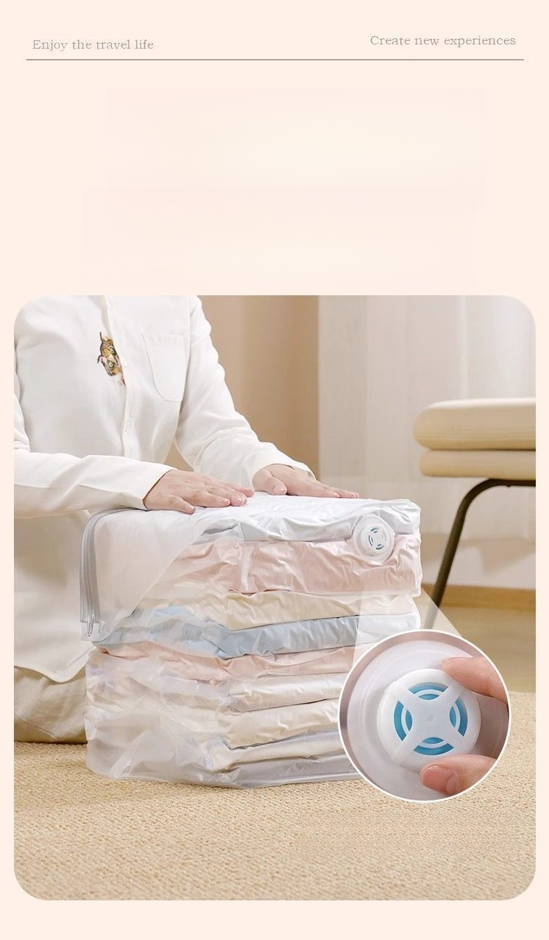 Vacuum Compression Storage No Pump Needed Clothes Special For Cotton Quilts Clothing Down Jackets Three-Dimensional_voghion.com