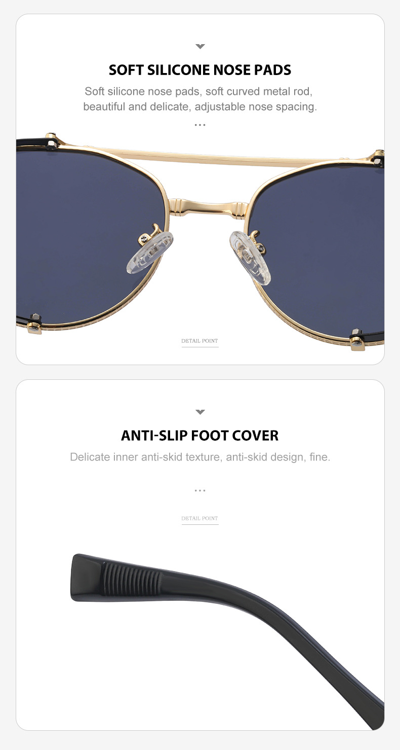 Occhiali da sole unisex Polarizzatore antiriflesso anti-UV Coppia occhiali da sole_voghion.com