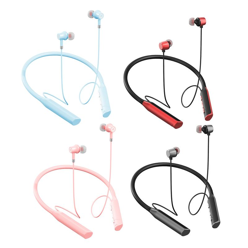 YD08 compatible Bluetooth 5.0 casque sans fil cou suspendu casque d'insertion de carte stéréo pour le sport_voghion.com