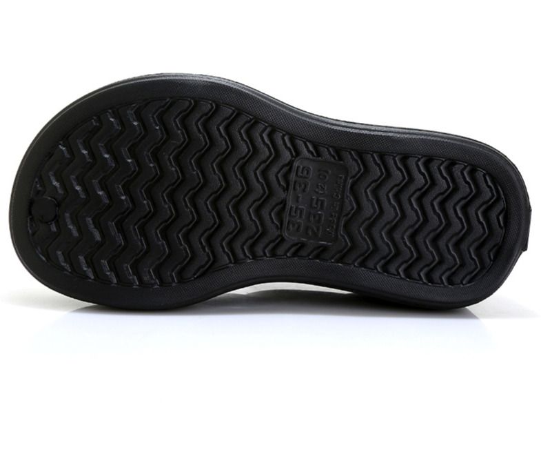 Damen Sandalen mat déckem Buedem, Summer Outdoor a Strand nei, kantig Schwammkuch Schong_voghion.com