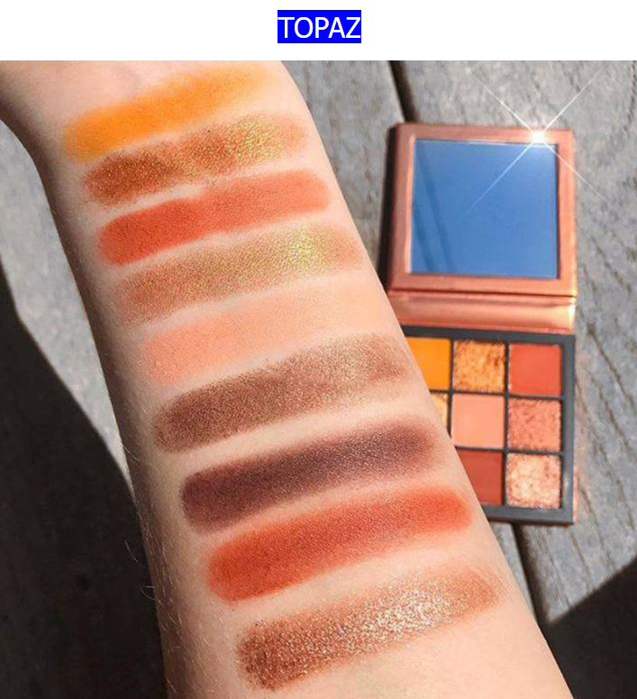 Nowy 9-kolorowy cień do powiek Perłowy cień do powiek Smoky Eye, dziewięciokolorowy diamentowy pojemnik na cienie do powiek_voghion.com