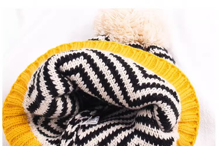 Kids'scarf, hat & glove sets Baby hat scarf two-piece winter ear protection baby knit suit for autumn and winter warmth_voghion.com