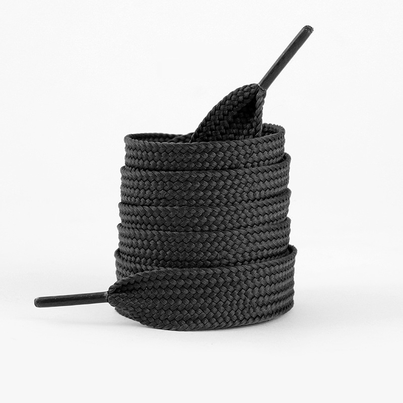 Accessori per scarpe corda per lacci bianchi a bocca aperta, corda per lacci piatti allargati, un paio di lacci larghi 2 cm_voghion.com