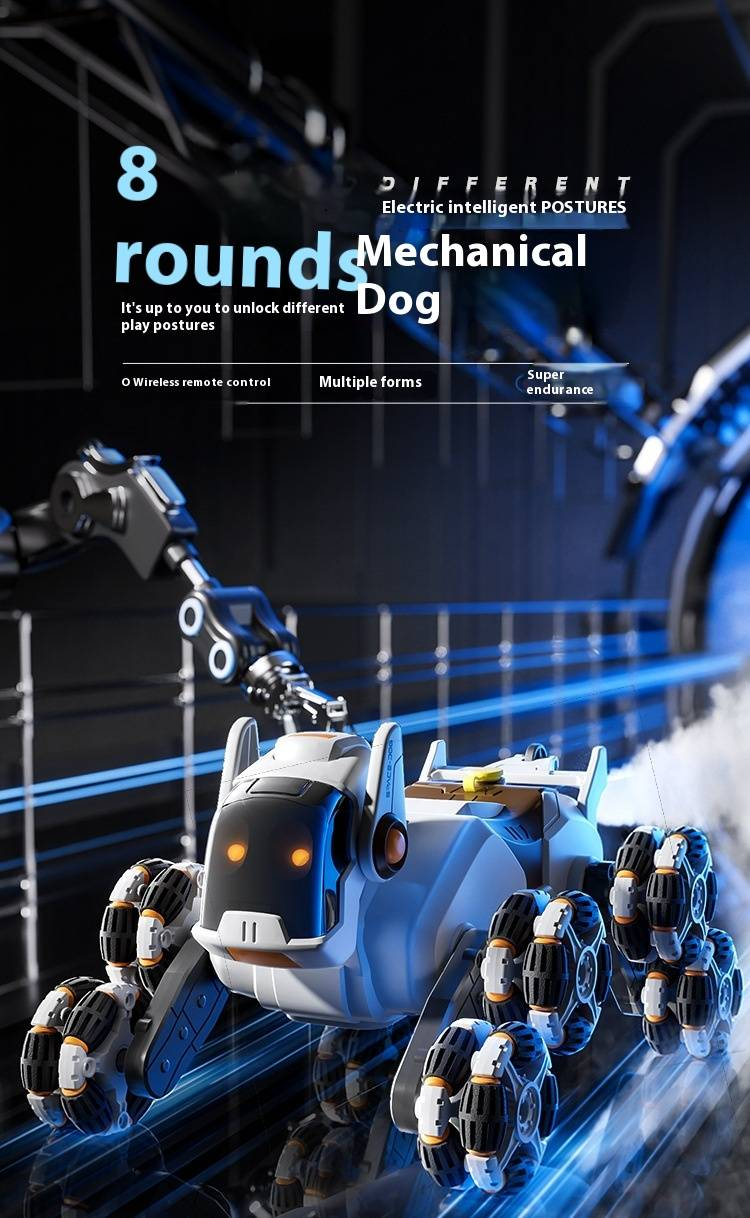 Children's Toys Intelligent Remote Control Mechanical Dog Stunt Toy Electric Machine Dog_voghion.com