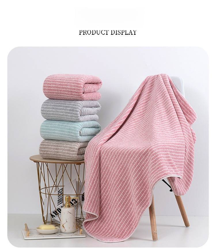 Serviette de bain surdimensionnée en polaire corail épaisse - Super absorbante, séchage rapide, sans peluches_voghion.com