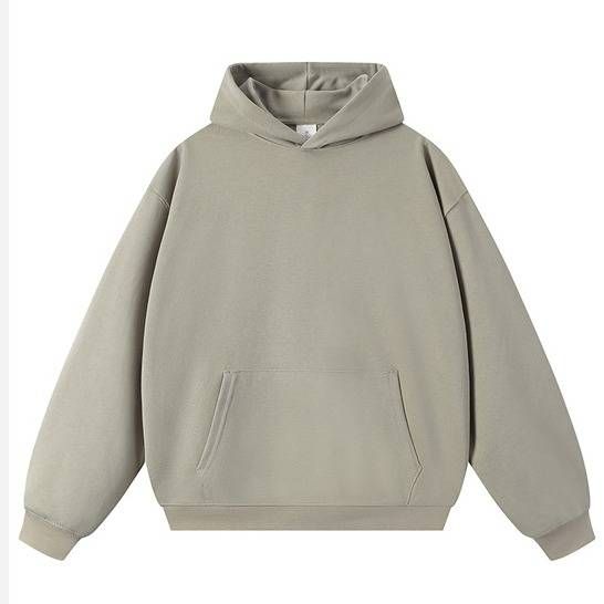 Heavyweight Fleece Hoodie – Oversized Pullover Sweatshirt With Drop Shoulder & Kangaroo Pocket (S-2XL)_voghion.com