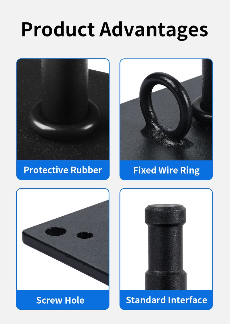 Support mural pour éclairage de studio photo Meking Mini support d'éclairage Plaque pour bébé 6 cm M11-027A Accessoires pour flash_voghion.com