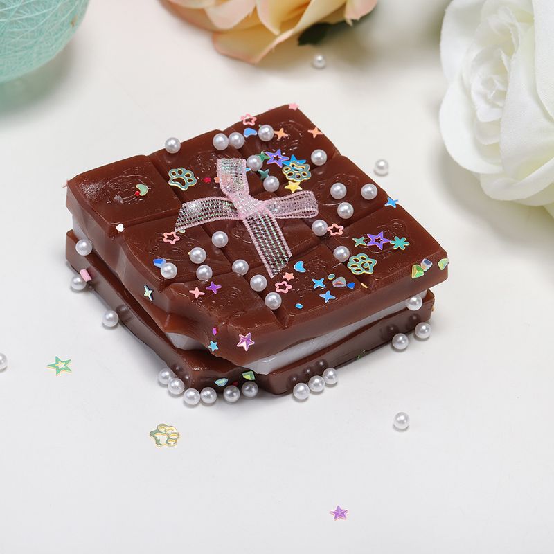 Foam Squishies Soft And Slow Rebounding Six-grid Chocolate Pinching Fun For Students To Relieve Stress_voghion.com