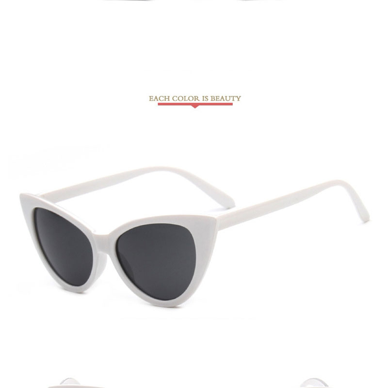 HKNA 2022 Vintage Cateye Occhiali da sole Donna Due dimensioni Occhiali da donna Occhiali di marca Donna Cat Eye Oculos De Sol Gafas uv400_voghion.com