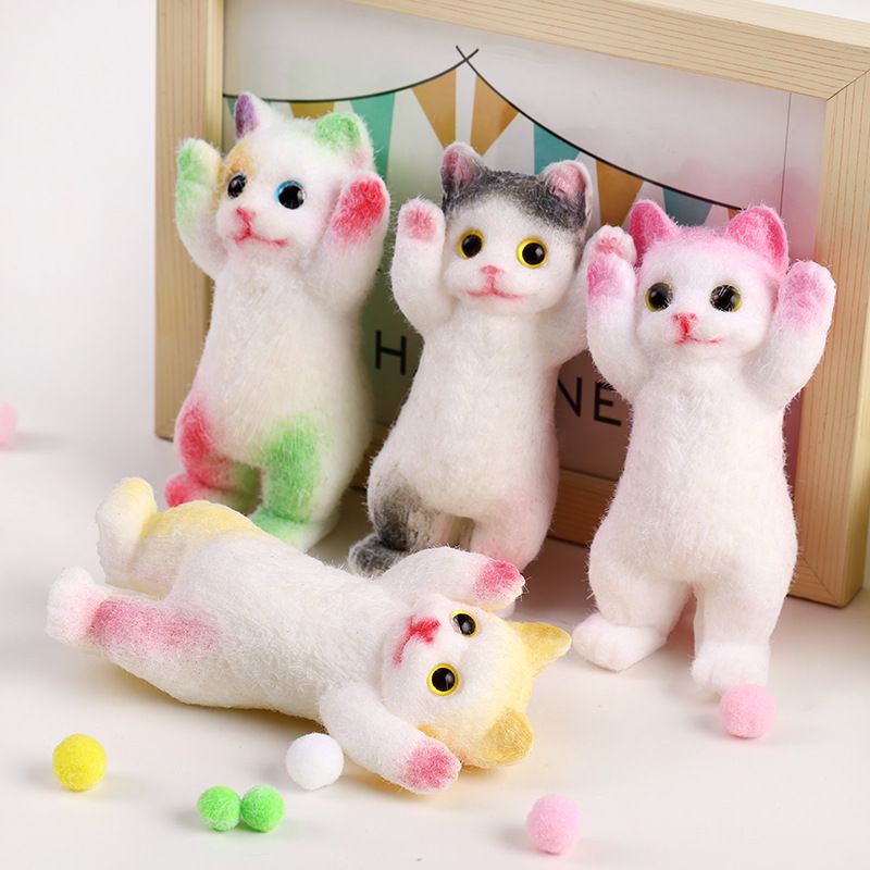 Foam Squishies Hands Up Cat Squeeze Music Decompression Toy Simulation Same Style Squeeze Decompression Vent Fat Cat_voghion.com