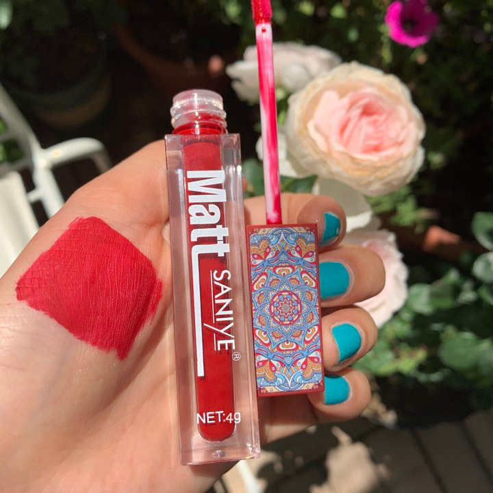 Nude 13 Colors Brown Matte Liquid Lipstick Waterproof Nude Red Long Lasting Non-stick Cup Lip Gloss Women_voghion.com