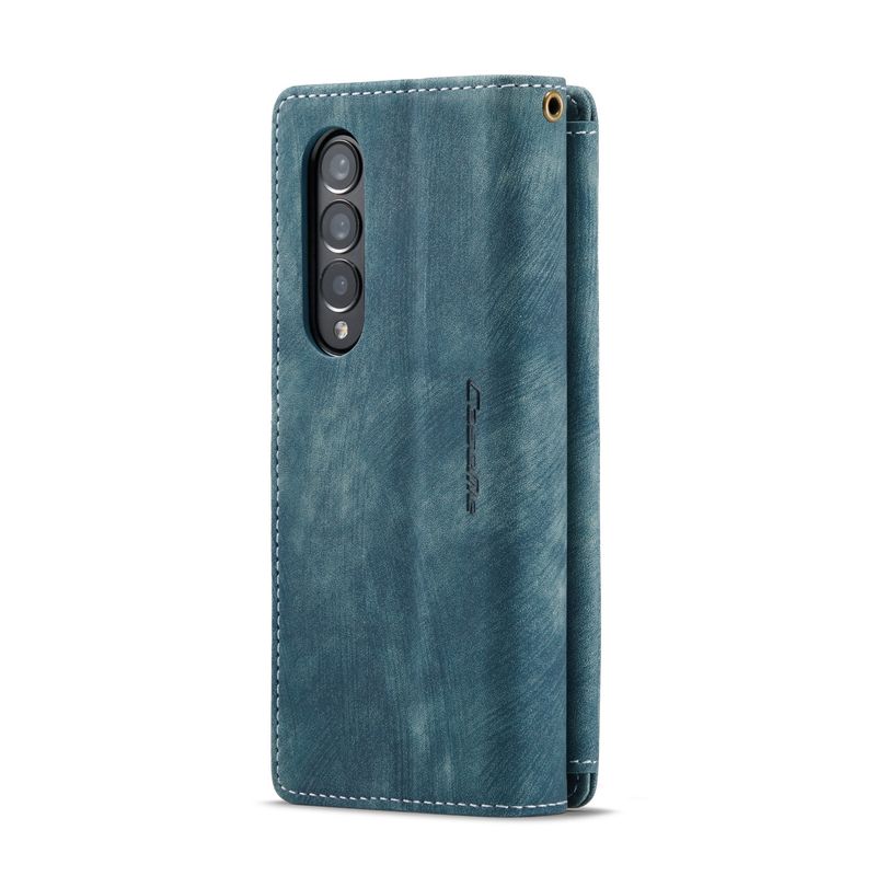 Applicable to Samsung Z Folder 5 Phone Case New A14 Card-Inserting Leather Case S23ultra Multi-Function Flip Wallet_voghion.com