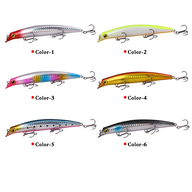 Momeală de alpinism New Wave 12,5 cm/14 g, simulare apă plutitoare, momeală de pește, pescuit de apă dulce, echipament de pescuit maritim_voghion.com