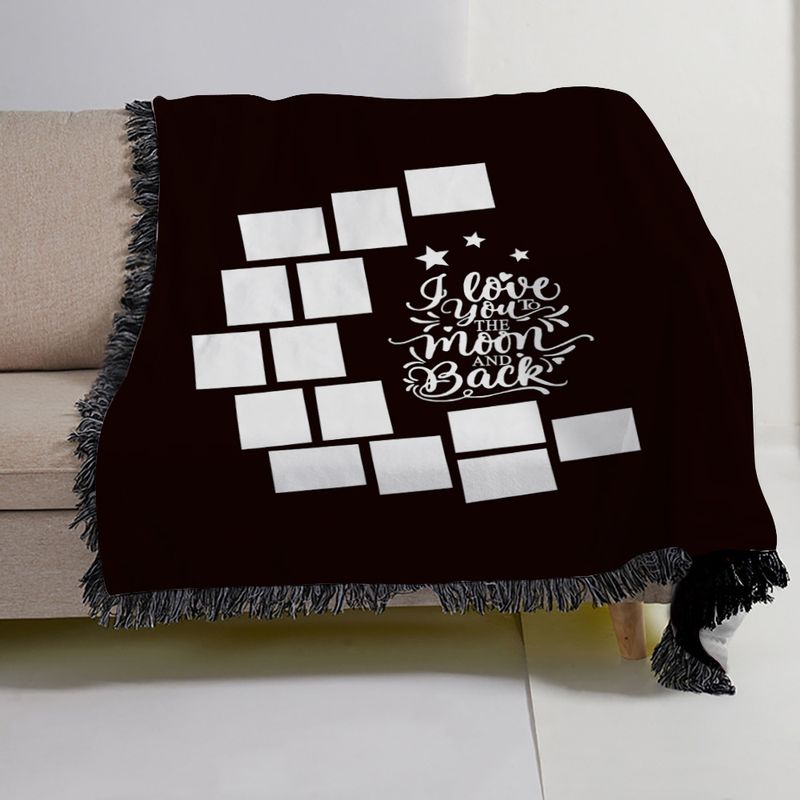 25 Jahre Waschlappen Sublimation Gebärmutter Blankodruck Neun Quadratische Decke, Heben Wolldecke_voghion.com