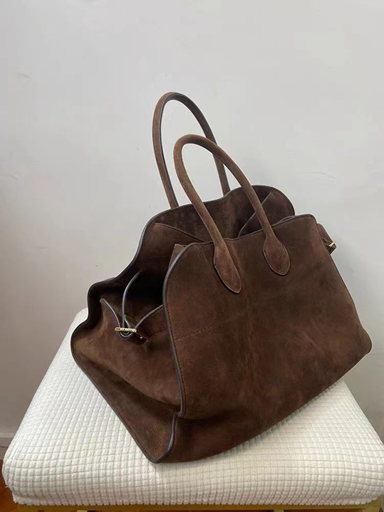 Torba typu tote dla kobiet, nowa, jesienno-zimowa, wysokiej klasy design, niszowy design, duża pojemność, torebka retro do dojazdów do pracy_voghion.com