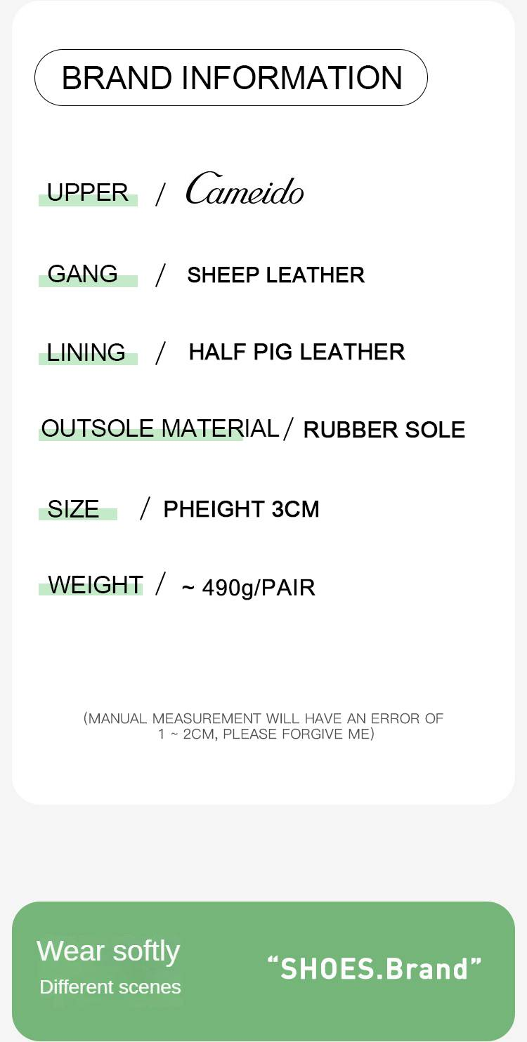 cameido Fårskinn British horsebit casual loafers, slip-on djupmun uniform enstaka skor för hösten 2024_voghion.com