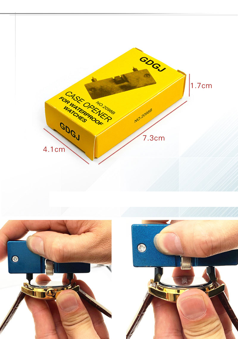 Watch Repair Tool Portable Two Pin Large Caliber Watch Opener Open Watch Back Cover Battery Replacement Tool Round Mouth_voghion.com
