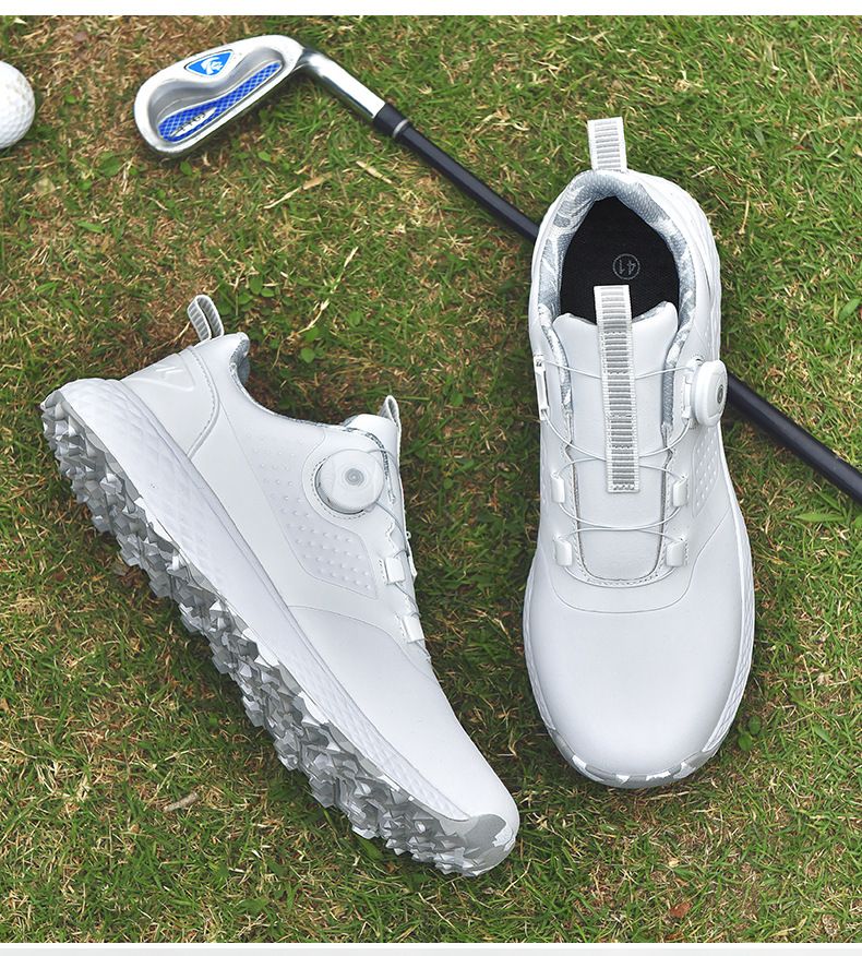 Golf Shoes For Men And Women With Waterproof Rotating Buttons, Couple's Golf Shoes, Casual Sports Shoes_voghion.com