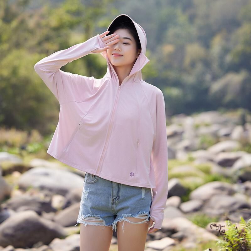 Giacca in pelle con cappuccio, abbigliamento da viaggio e campeggio in seta di ghiaccio originale di qualità imbattibile, protezione solare UV UPF50+ per uomo e donna._voghion.com
