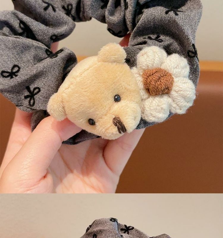 Accessorio per capelli a forma di chignon alto per bambini, con fiocco a farfalla, per autunno e inverno, con corda_voghion.com