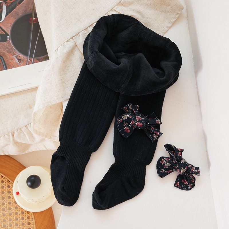 Vêtements pour enfants Collants épais en velours pour enfants d'hiver pour filles Leggings chauds pour bébé de couleur Maillard_voghion.com
