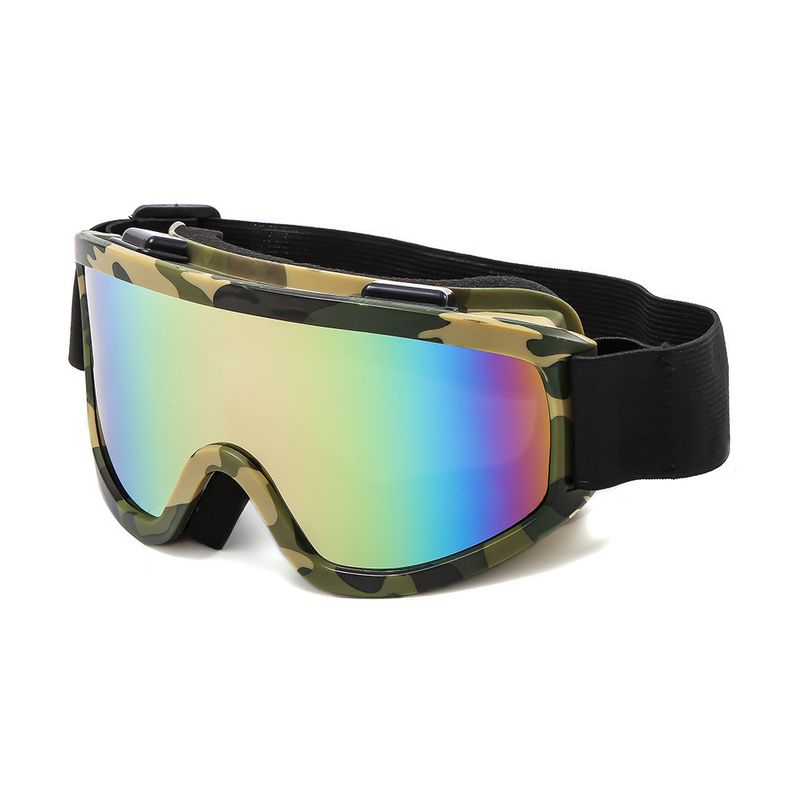 New Double-Layer Anti-Fog Mountaineering Ski Goggles Outdoor Large Frame Windproof Sandproof Colorful Polarized Sports_voghion.com